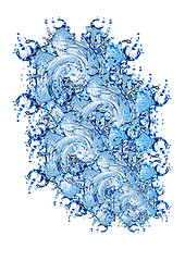 Image showing  water splash