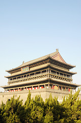 Image showing Drum Tower of Xian China