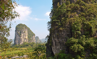 Image showing Guilin mountains, China