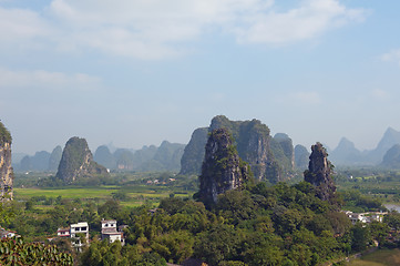 Image showing Guilin mountains China