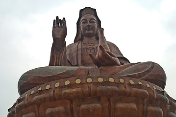 Image showing Statue of Kuan Yin on Xiqiao Mountain, Foshan, Guangdong, China