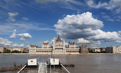 Image showing Budapest, the building of the Parliament