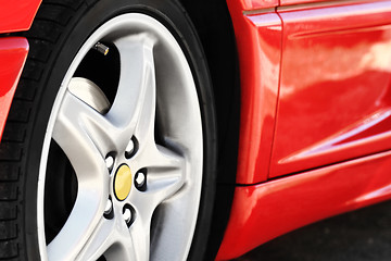 Image showing sportcar detail