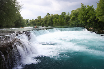 Image showing A silky waterfall