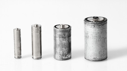 Image showing Old batteries