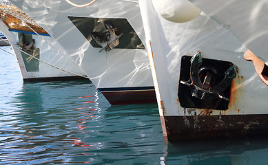 Image showing boats bow