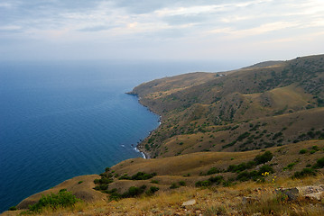 Image showing Crimea. Sudak. View from Mount Kokush-kai