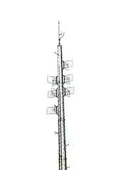 Image showing isolated radio tower