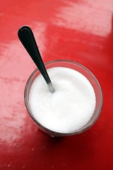 Image showing sugar in a glass