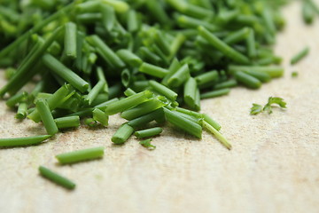 Image showing cut chives