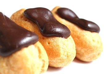 Image showing isolated eclairs