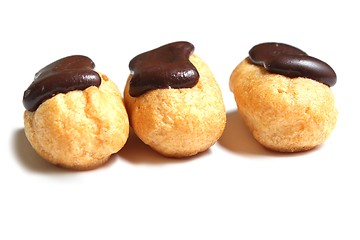 Image showing isolated eclairs