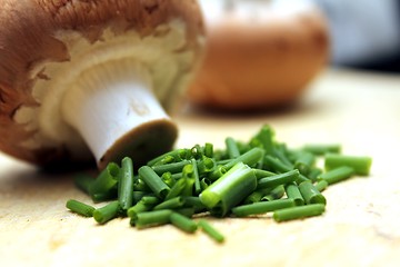 Image showing kitchen mushrooms