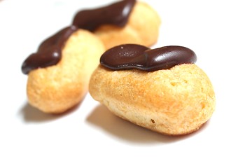 Image showing isolated eclairs