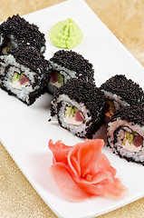 Image showing tuna sushi roll