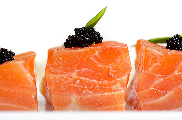 Image showing Salmon Slices