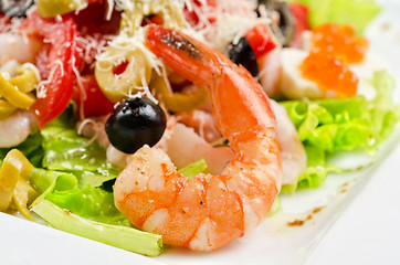 Image showing tasty seafood salad