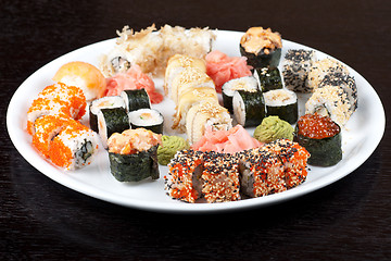 Image showing sushi set