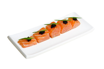 Image showing Salmon Slices