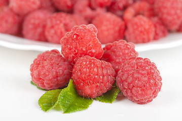 Image showing fresh raspberry