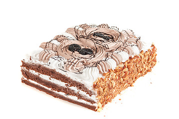 Image showing tasty nuts cake