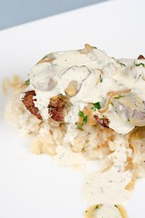 Image showing risotto with chicken liver