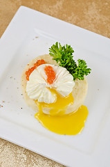 Image showing poached eggs