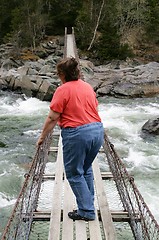 Image showing Obese woman