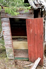 Image showing Old outhouse