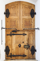 Image showing old medievil door