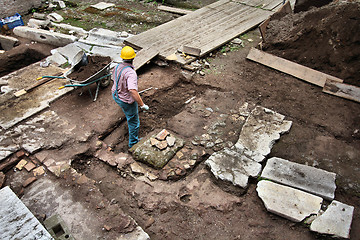 Image showing Archeologist in Rome