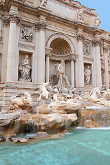 Image showing Rome - Trevi Fountain