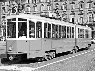 Image showing Old tram in Turin