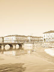 Image showing Piazza Vittorio, Turin