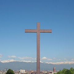 Image showing A cross