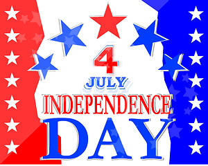 Image showing USA Independence Day Design