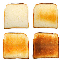 Image showing Set of toast