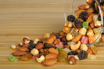 Image showing Nuts and dried fruit