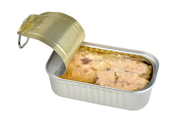 Image showing canned mackerel