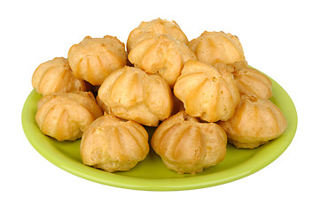 Image showing profiteroles on a plate