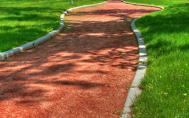 Image showing alley in the park