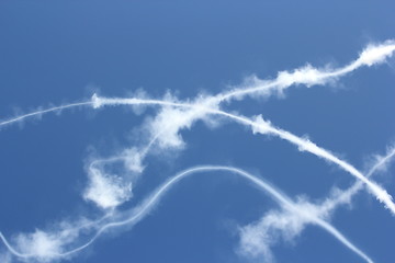 Image showing smoke in the sky