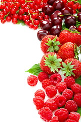 Image showing Mix of summer berries.
