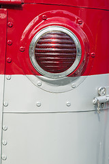 Image showing Headlight of the ancient car