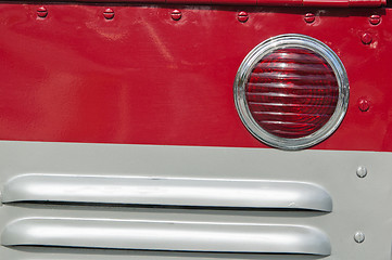 Image showing Headlight of the ancient car