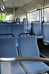 Image showing Salon of contemporary city bus 