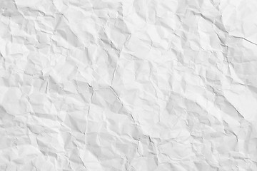 Image showing Crumpled paper - horizontal background