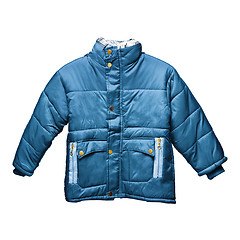 Image showing Children's blue parka