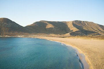 Image showing Idyllic Andalusian beach