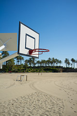 Image showing Beach basketball